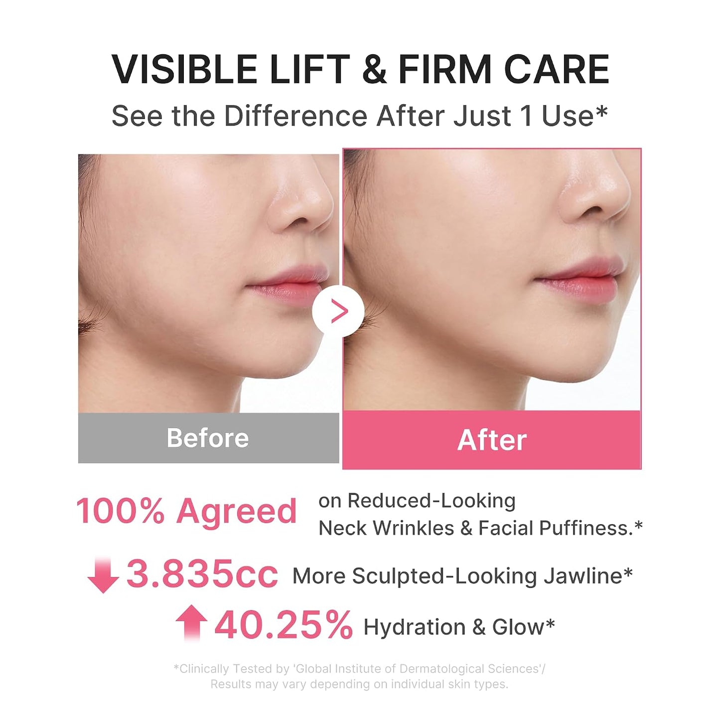 HeyGals Pink Collagen Wrinkle Neck Cream
