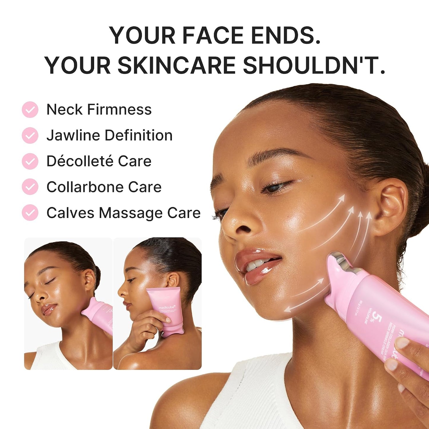 HeyGals Pink Collagen Wrinkle Neck Cream